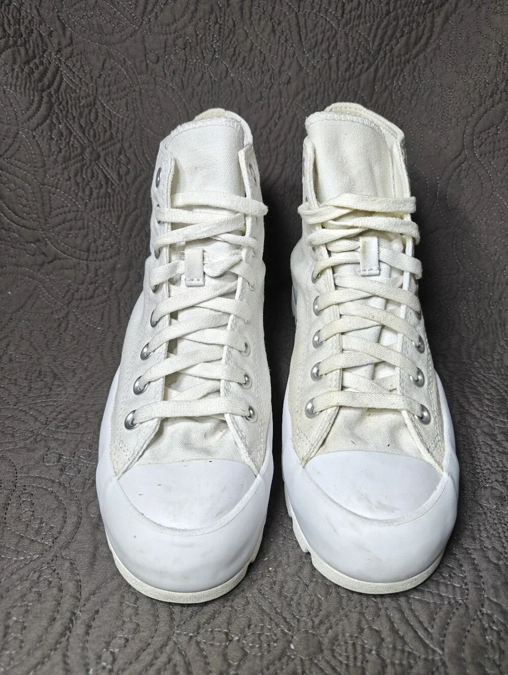 Converse Chuck Taylor All Star High Lugged White Platform Women's  Shoe Size 9